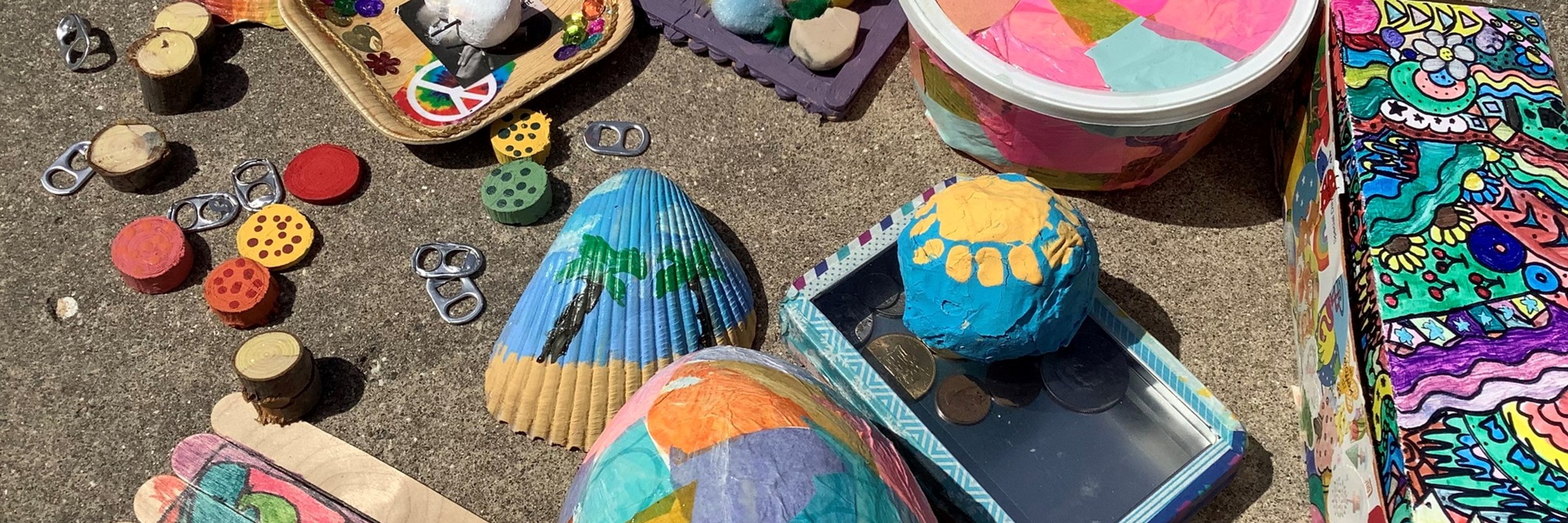 Kids Create Repurposed Masterpieces for Earth Day